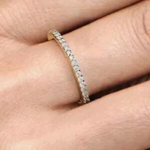 Pandora Two-Tone Gold and Silver Ring